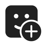 Sticker Add SVG Icon